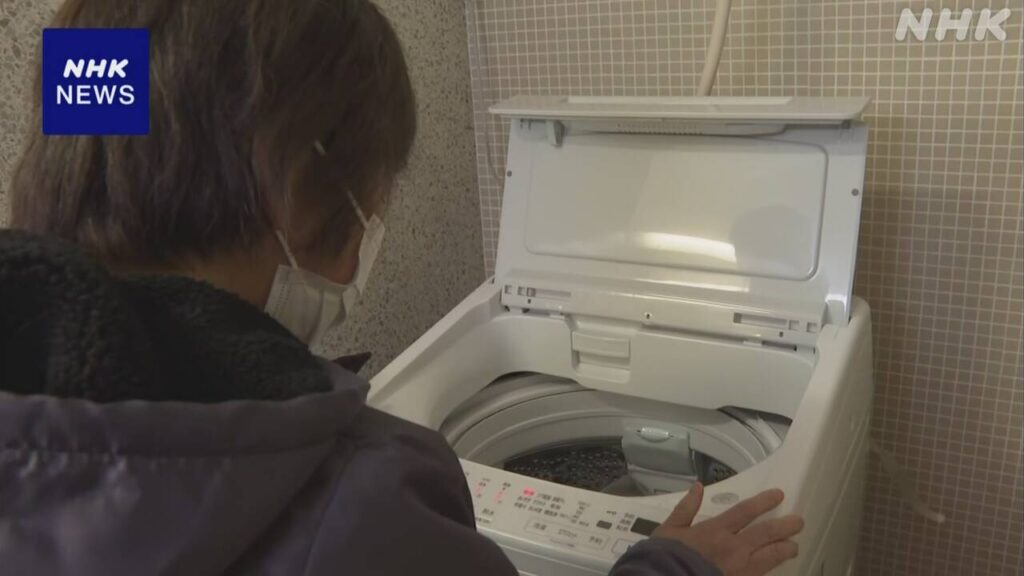 【能登地震】七尾市　避難所に臨時の洗濯機設置…1回100円